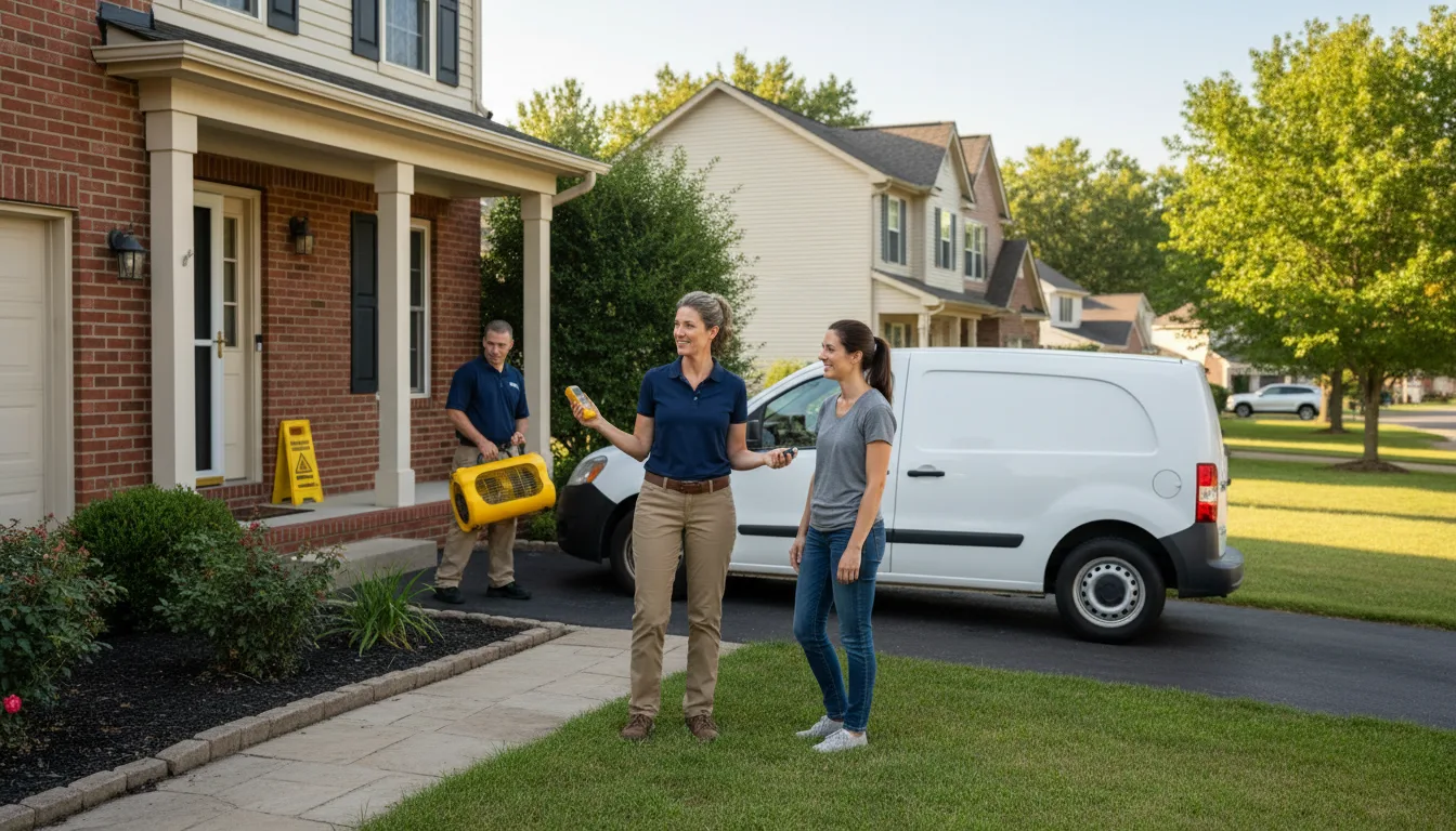 Water restoration image for Water Damage & Restoration Services in Northfield, OH